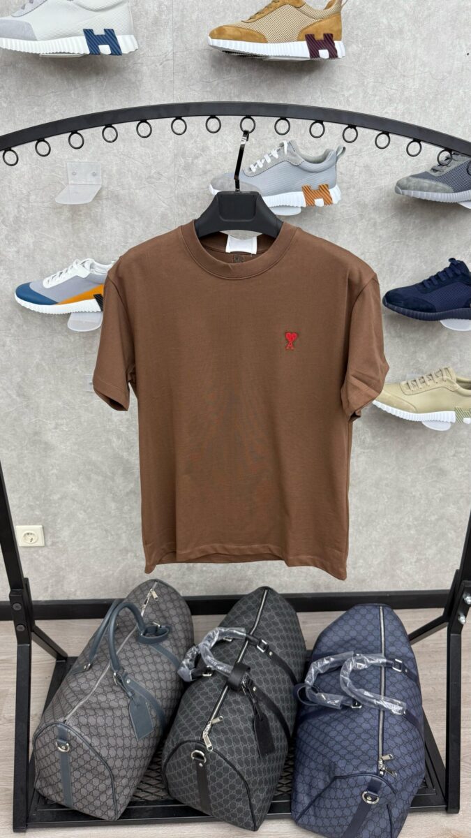 Ami Basic Brown Tshirt