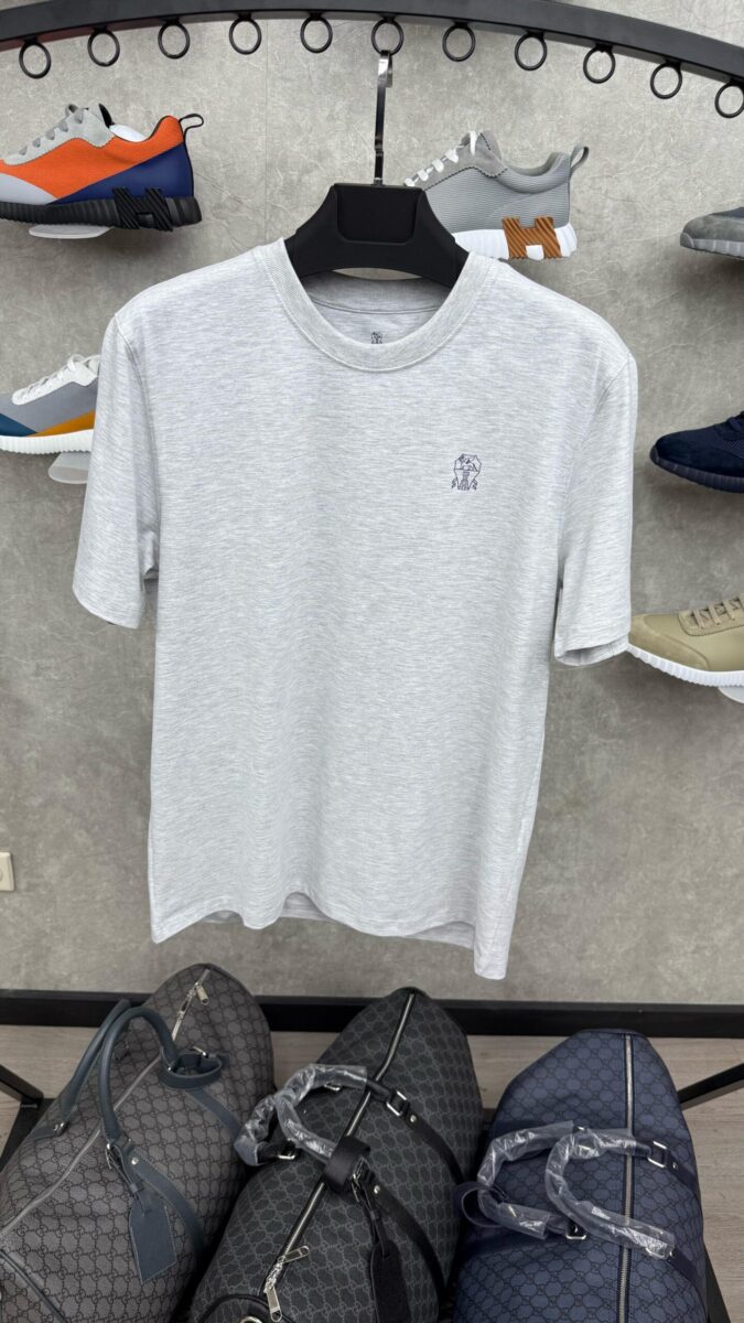 Brunello Cucinelli Grey T-Shirt