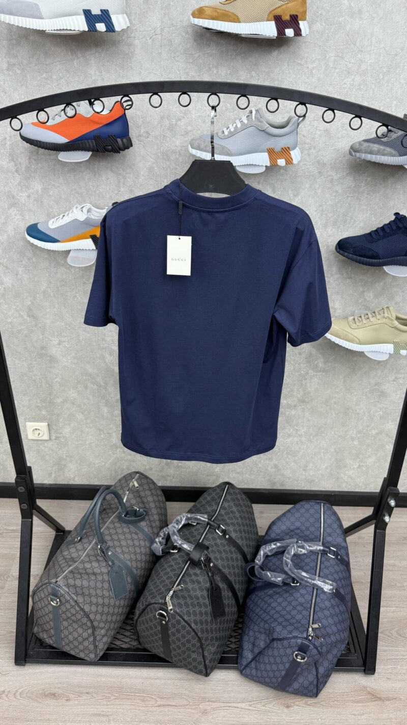 Gucci Basic Dark Blue T-Shirt - Afbeelding 2