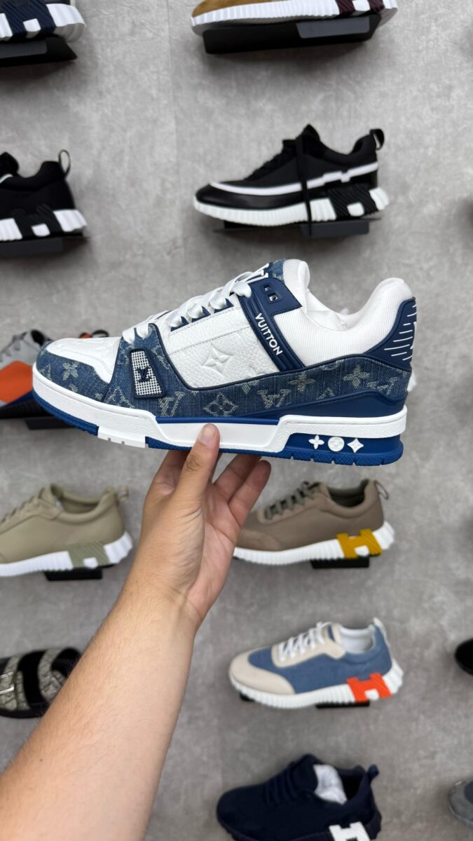 Louis Vuitton Trainers Blue Sneakers
