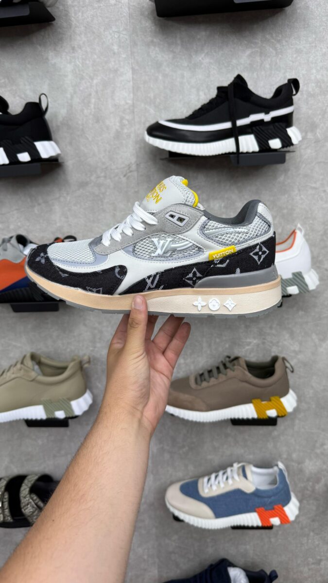 Louis Vuitton Run Away Grey Yellow Sneaker