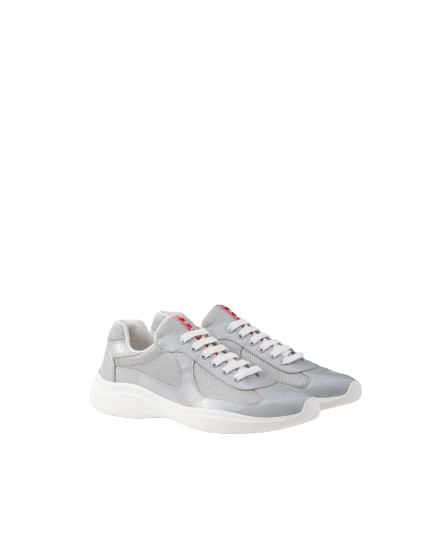 Prada Cups Glimmend Wit Sneakers