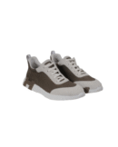 Hermes Bouncing White Brown Logo