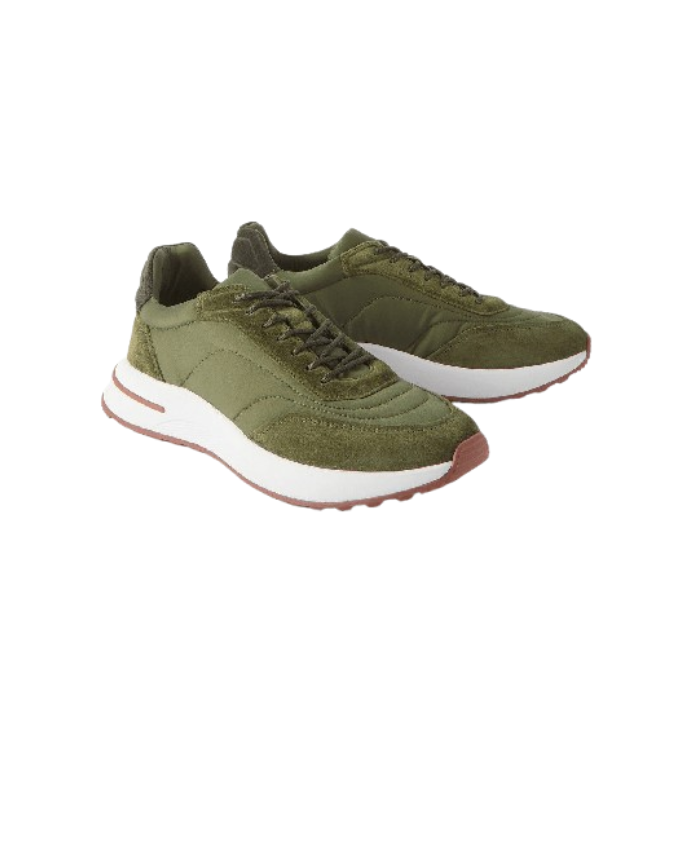 Loro Piana Week-End Walk In Sneakers Green