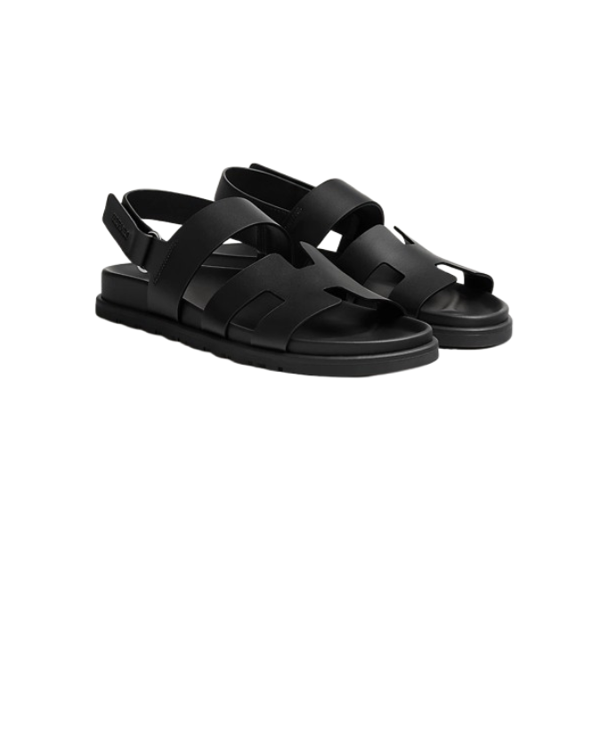 Hermes Genius Sandal Black Met Bandje