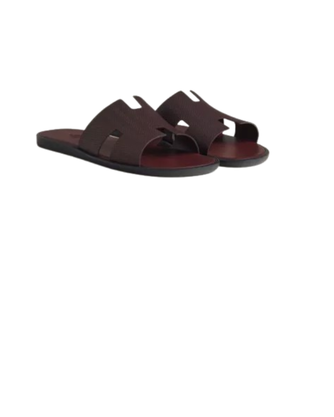 Hermes Izmir Donker Bruin Slippers