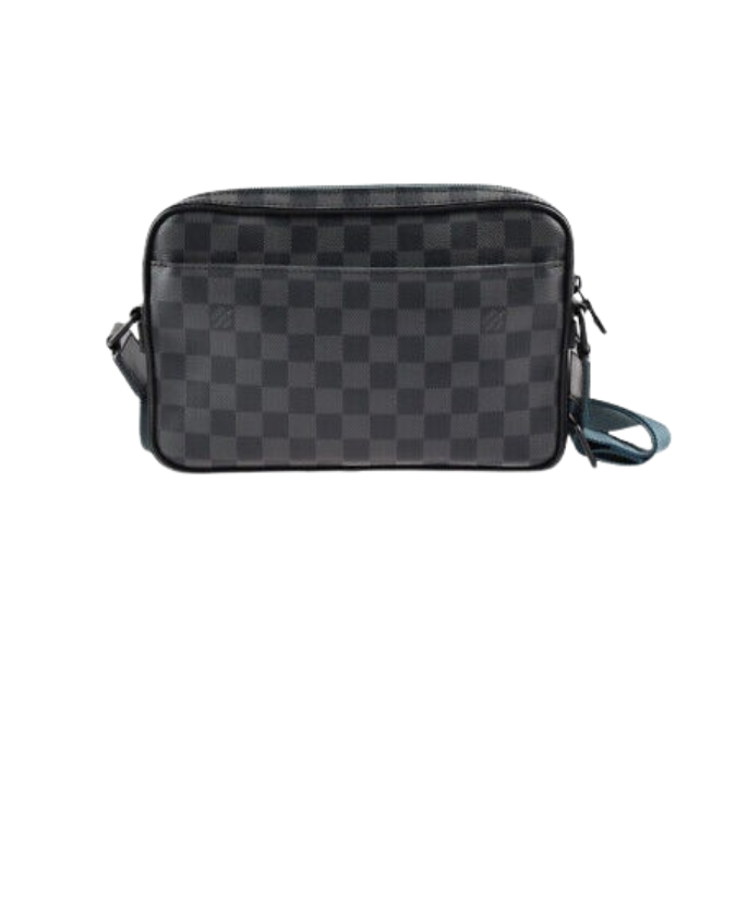 Louis Vuitton Duo Messenger Bag Black on Black