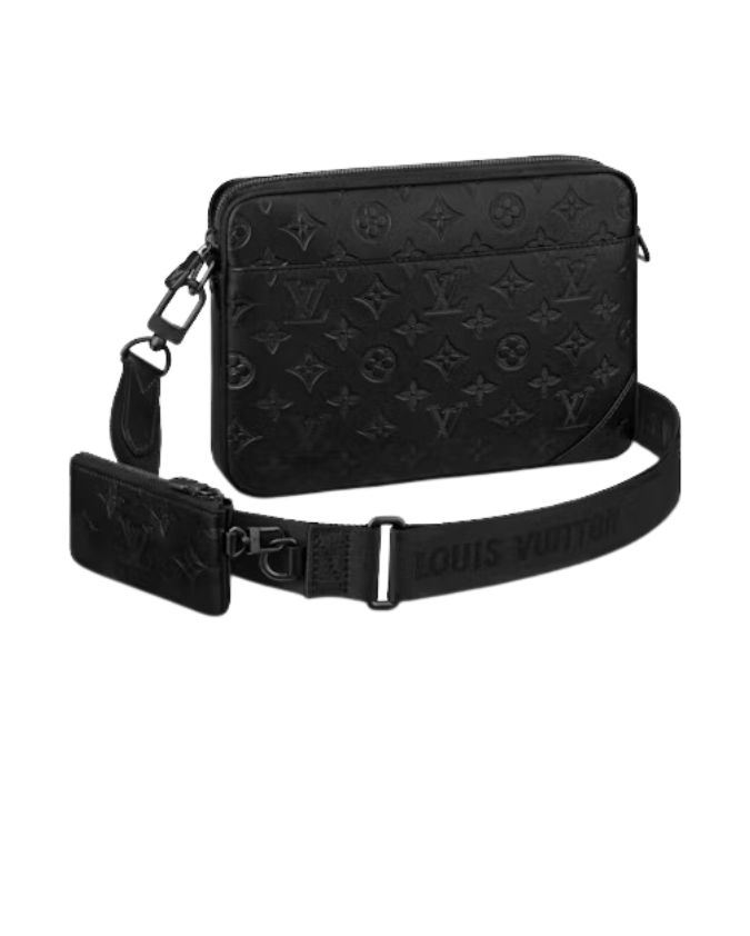 Louis Vuitton Duo Messenger Bag Monogram Black on Black