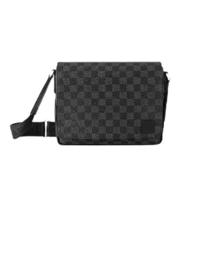 Louis Vuitton Messenger Bag Black on Black Rits