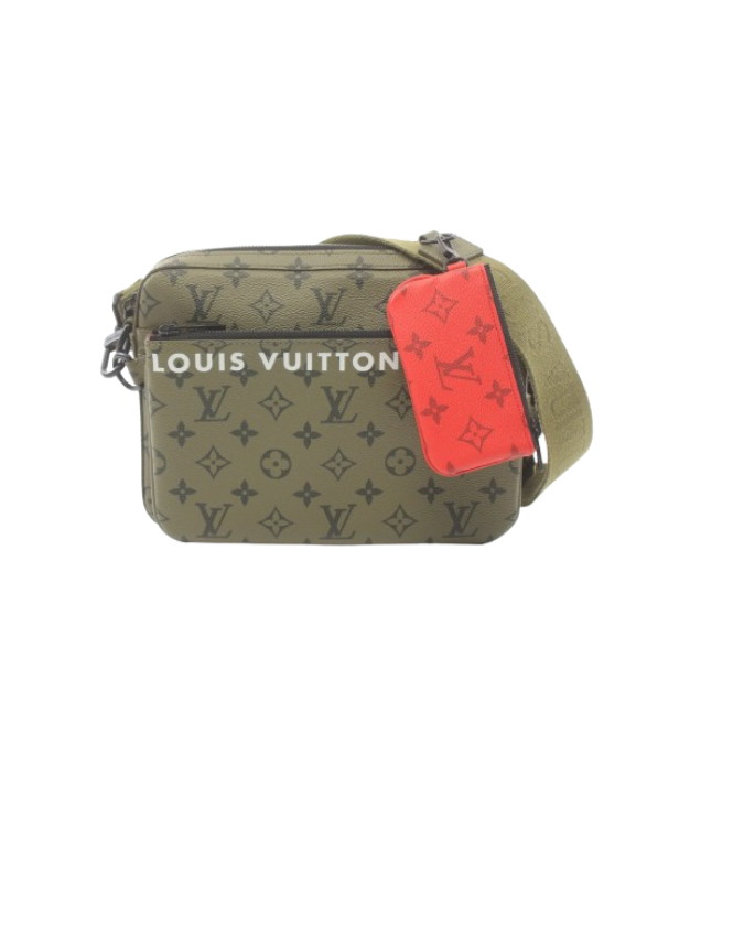 Louis Vuitton Trio Bag Green