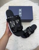 Christian Dior Slippers Alpha Oblique