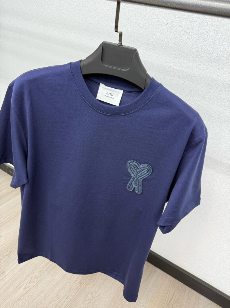 Ami T-Shirt Donkerblauw - Afbeelding 2