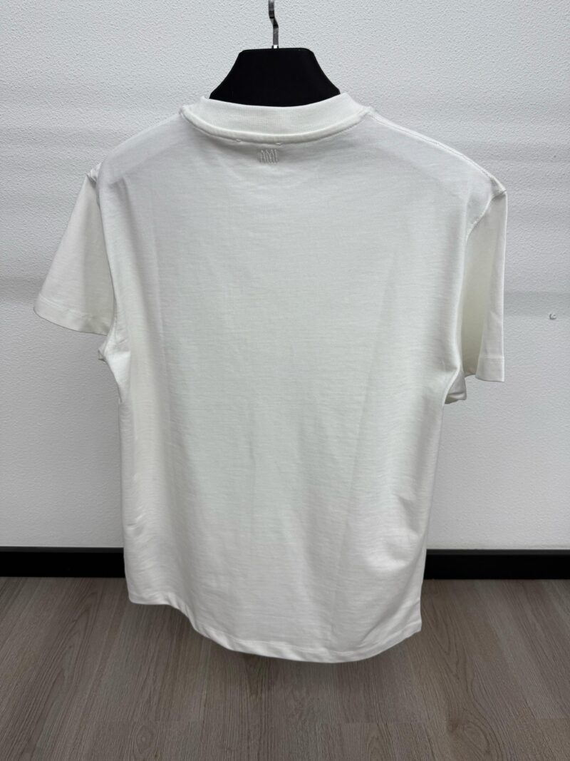 Ami Wit T-Shirt Small Logo - Afbeelding 3