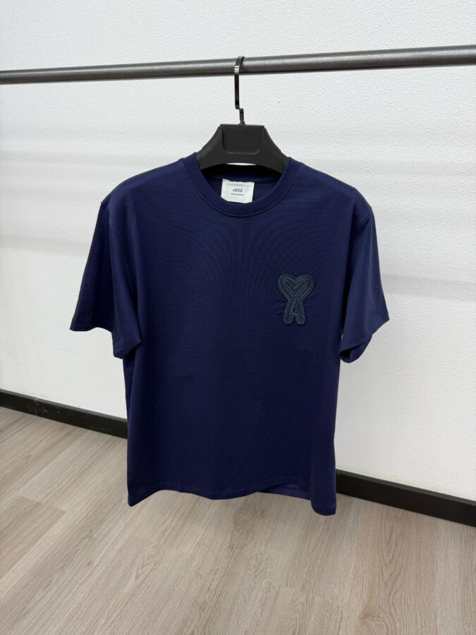 Ami T-Shirt Donkerblauw - XXL