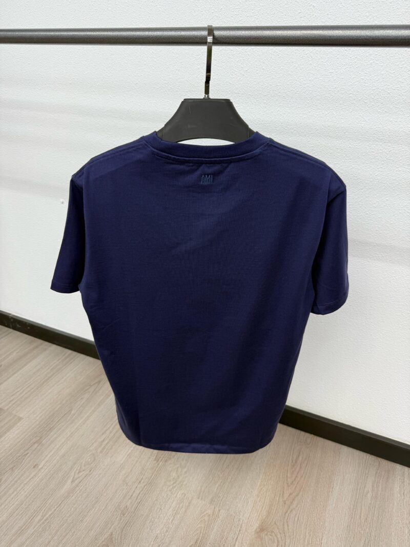 Ami T-Shirt Donkerblauw - Afbeelding 3