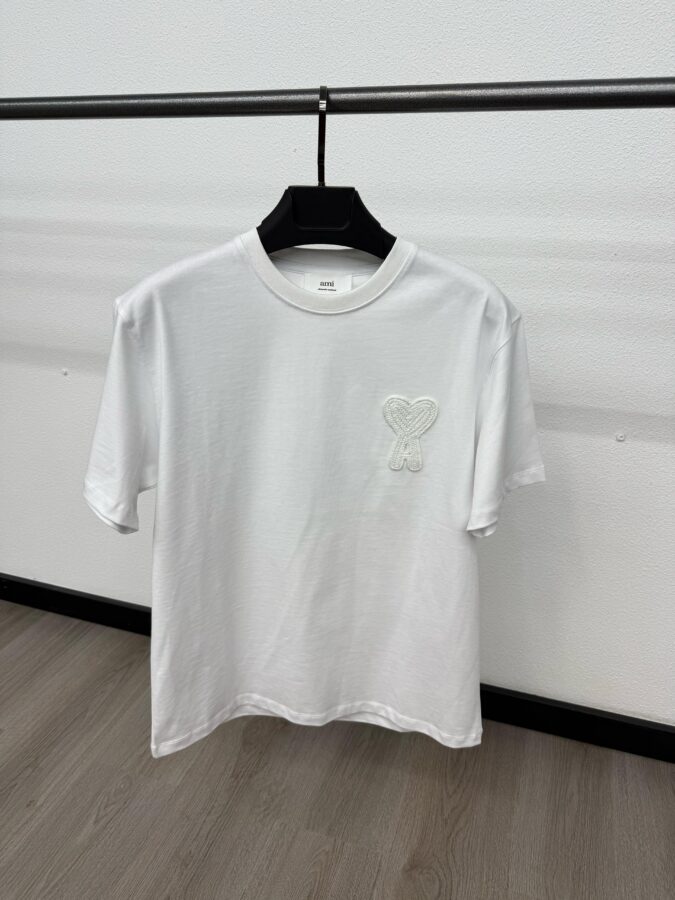 Ami T-Shirt Wit - L