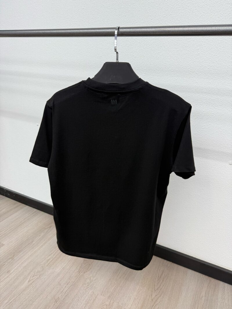Ami T-Shirt Zwart - Afbeelding 2