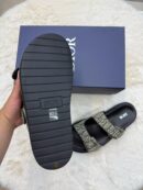 Christian Dior Aqua Slippers Groen