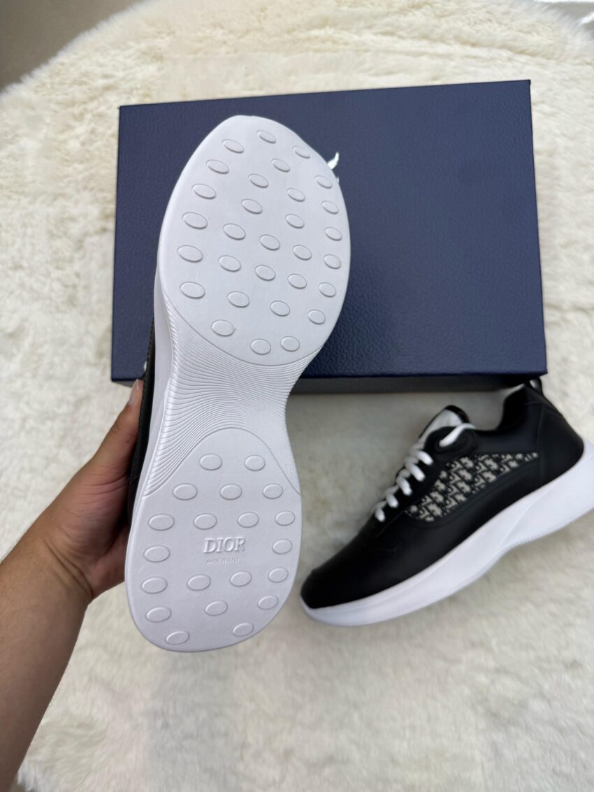 Christian Dior B25 Black White Leather - Afbeelding 5