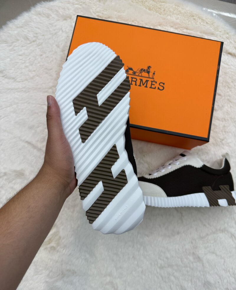 Hermes Bouncing White Brown Logo - Afbeelding 4