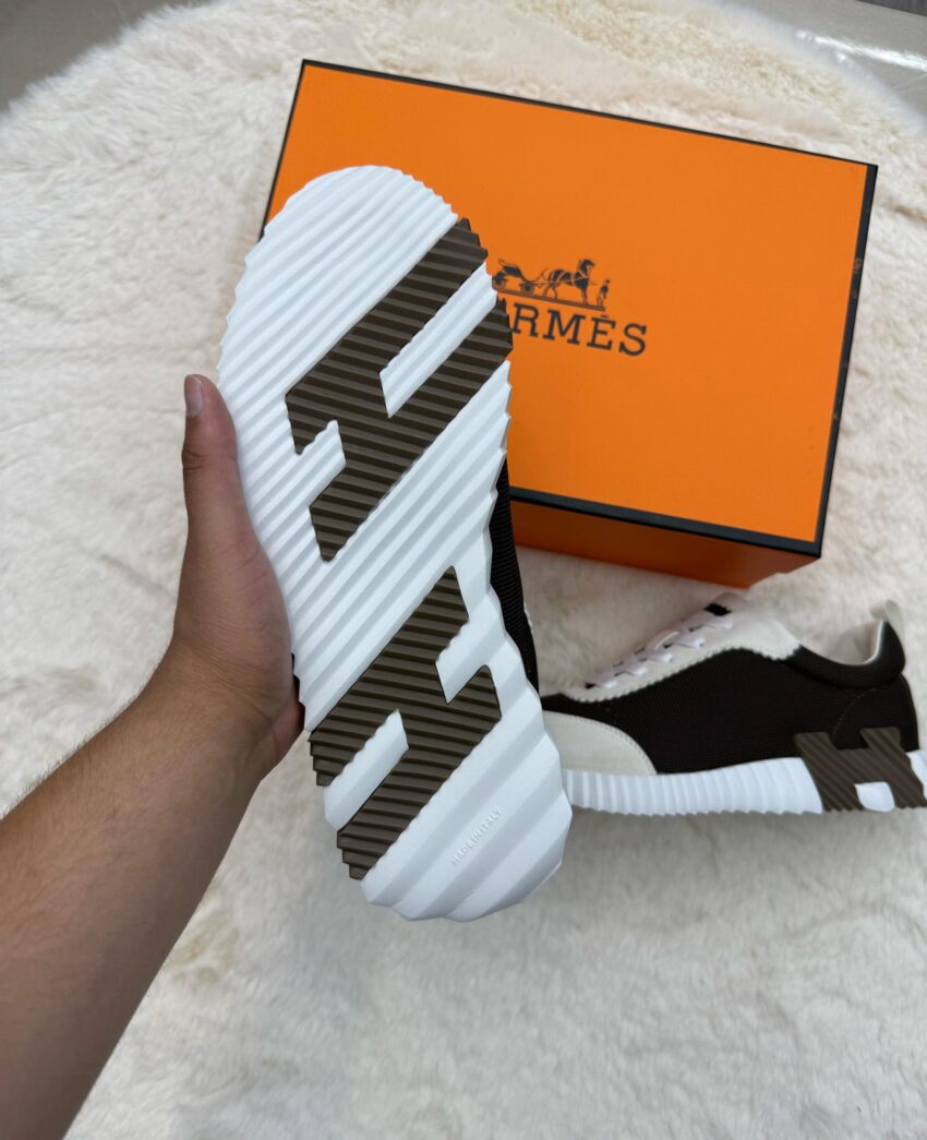 Hermes Bouncing White Brown Logo - Afbeelding 4