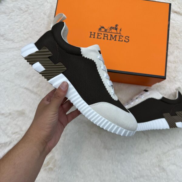 Hermes Bouncing White Brown Logo - 45