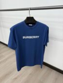 Burberry Text T-Shirt Dark Blue