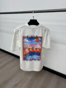 Casablanca White T-Shirt Blue Logo