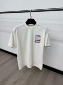 Casablanca White T-Shirt Blue Logo