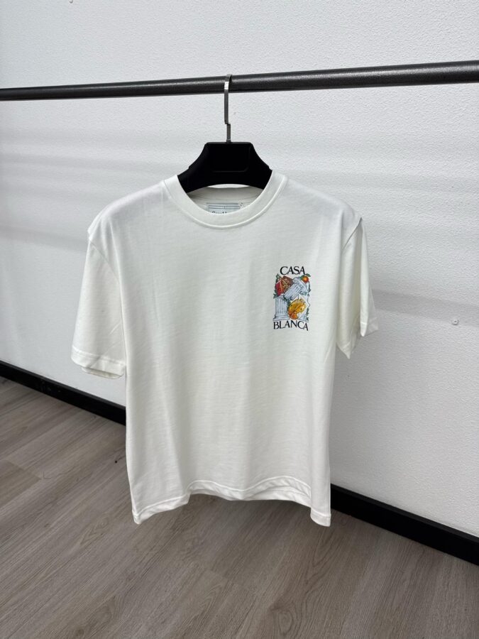 Casablanca Broken T-Shirt White - M