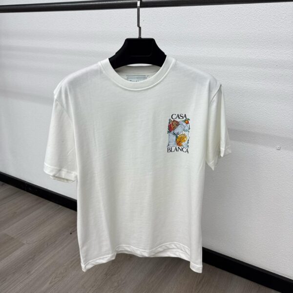 Casablanca Broken T-Shirt White - S