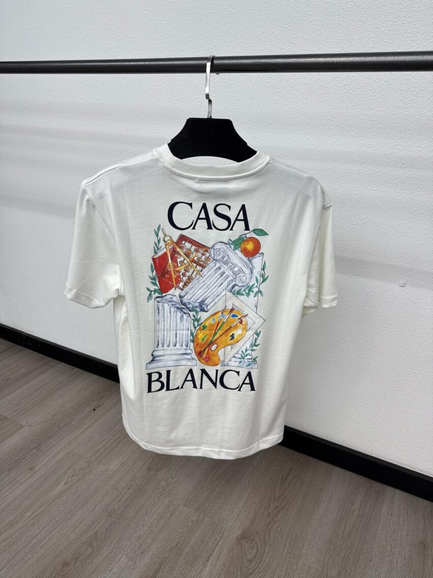 Casablanca Broken T-Shirt White - Afbeelding 2