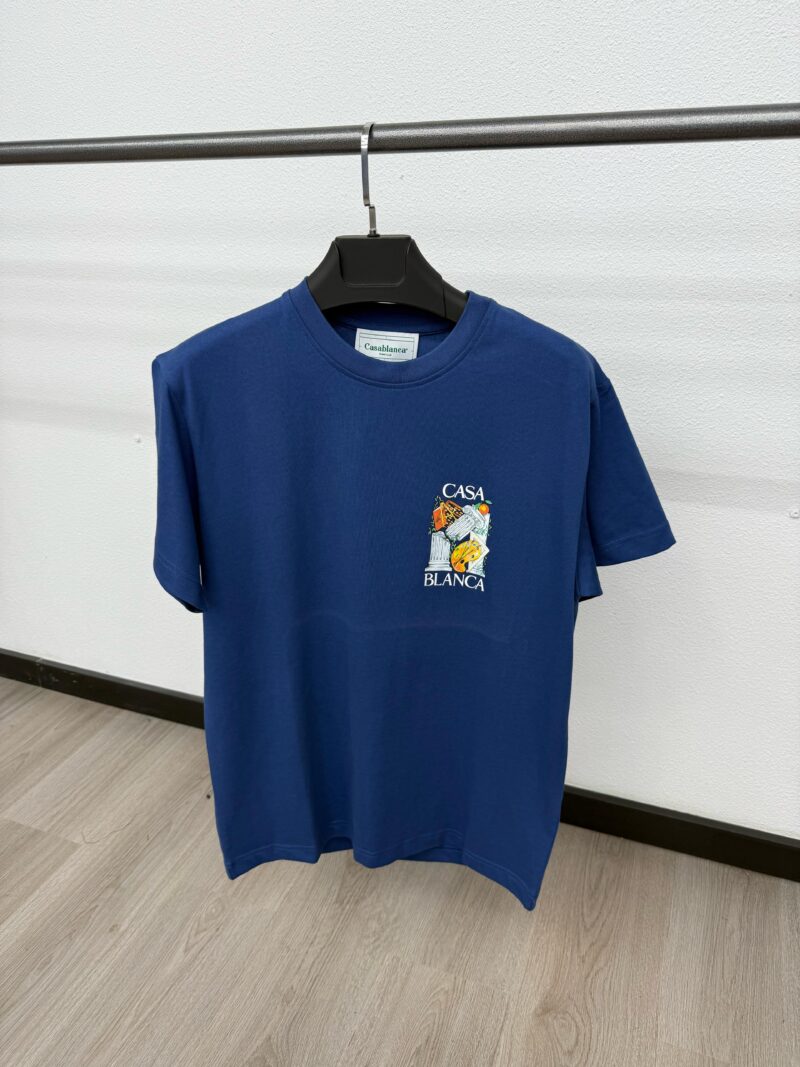 Casablanca Broken T-Shirt Blue