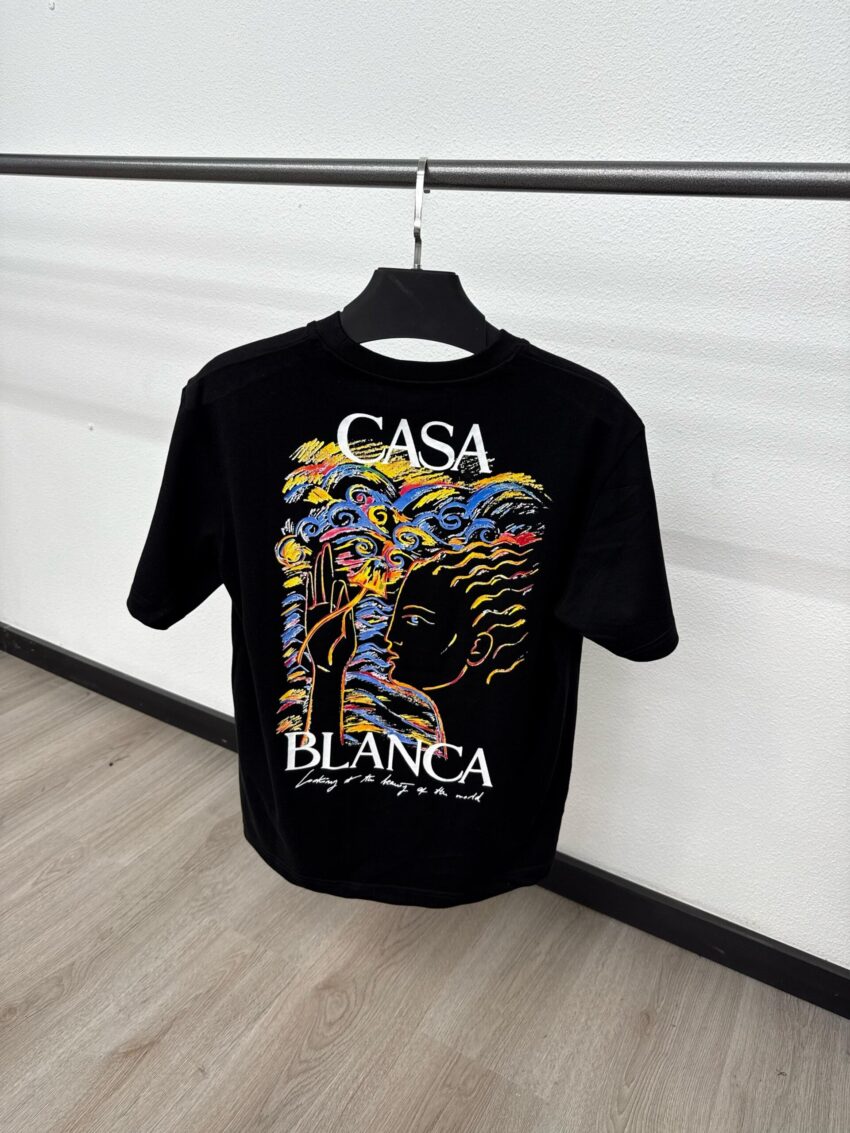 Casablanca Ghosty T-Shirt Black - Afbeelding 2