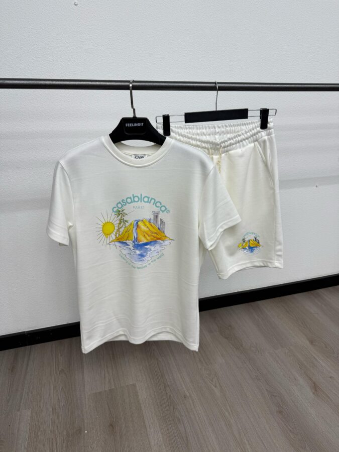Casablanca Zomerset Logo Midden Wit