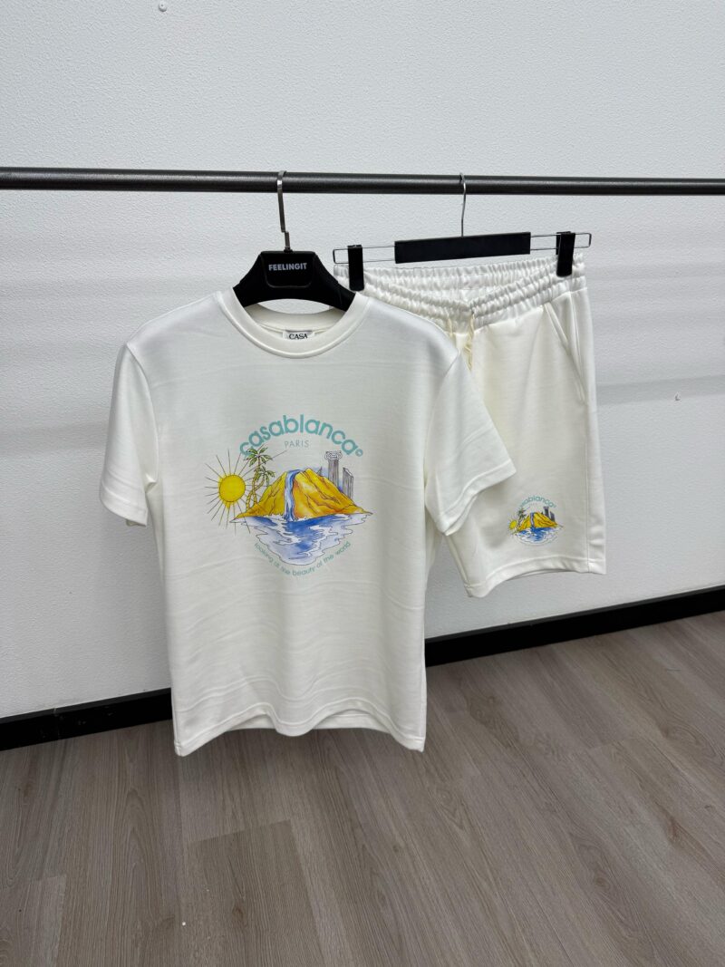 Casablanca Zomerset Logo Midden Wit