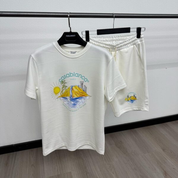Casablanca Zomerset Logo Midden Wit