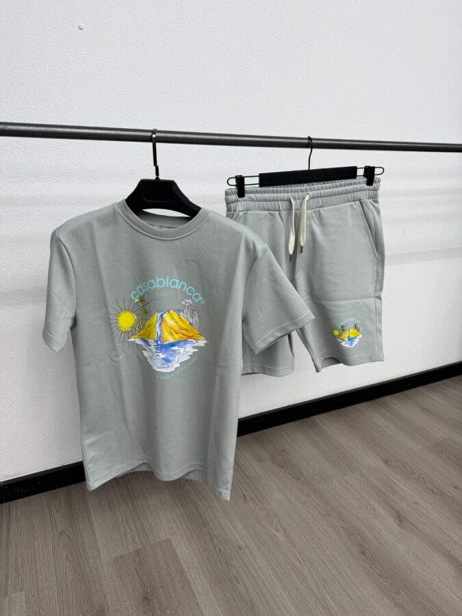 Casablanca Zomerset Logo Midden Grijs - L