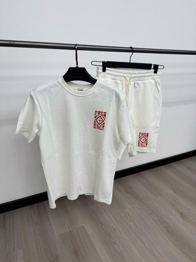 Casablanca Zomerset Red Text Wit - L