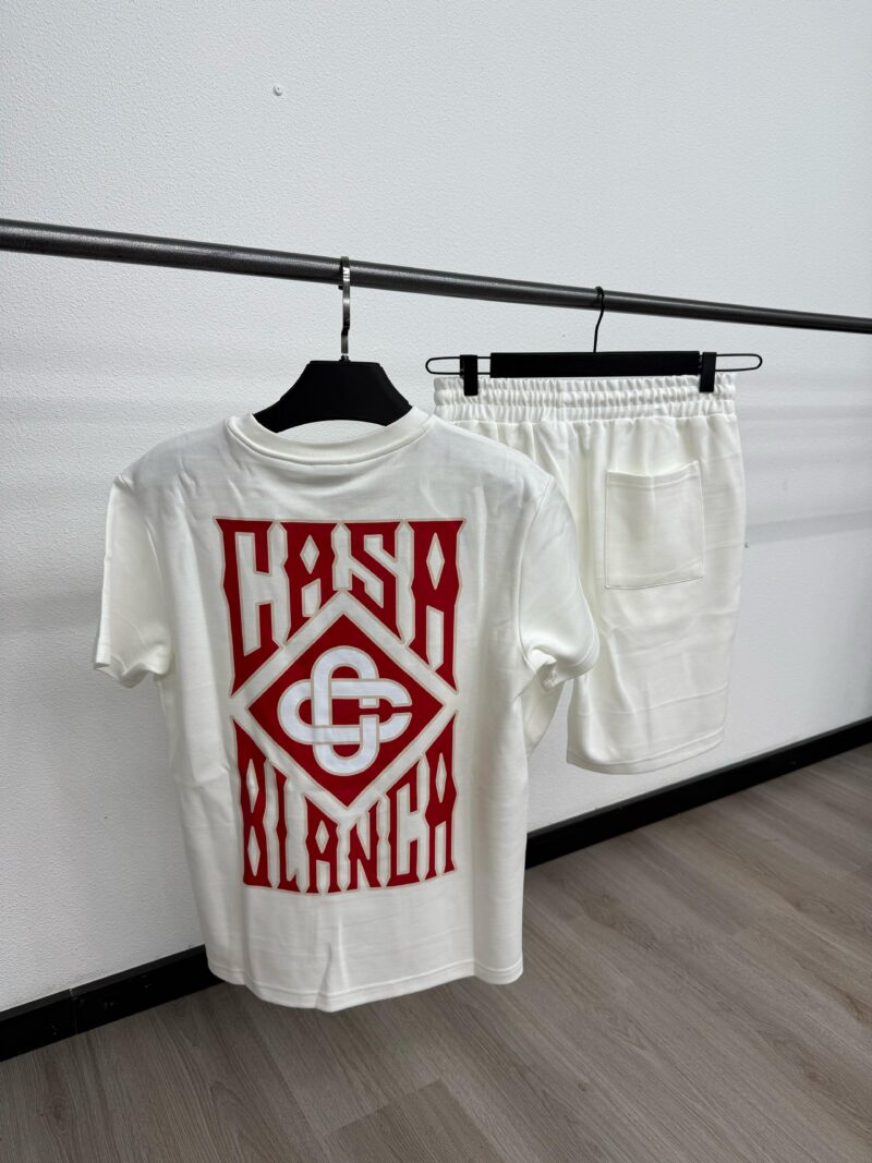 Casablanca Zomerset Red Text Wit - Afbeelding 2