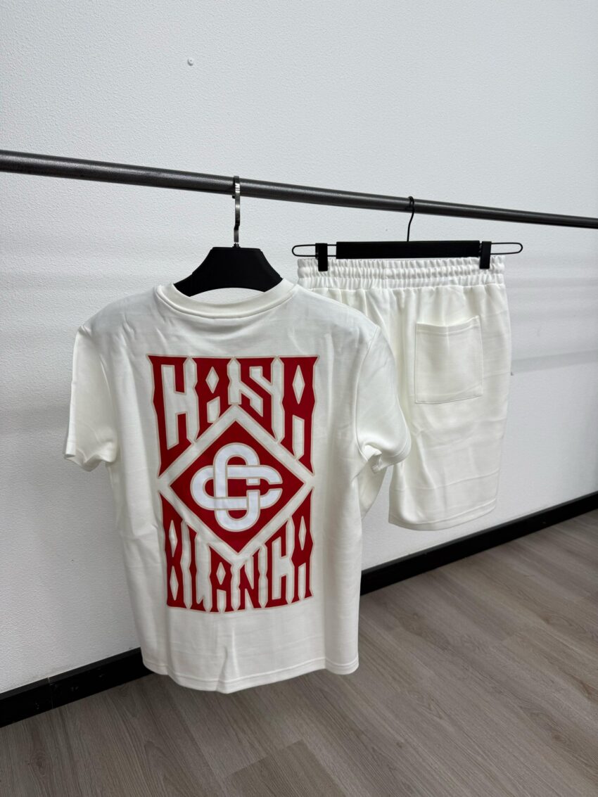 Casablanca Zomerset Red Text Wit - Afbeelding 2