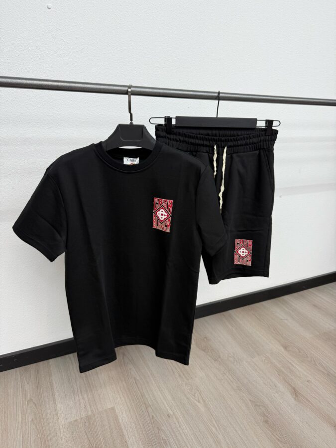 Casablanca Zomerset Red Text Zwart - L