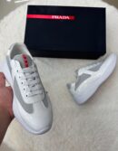 Prada Cups Glimmend Wit Sneakers