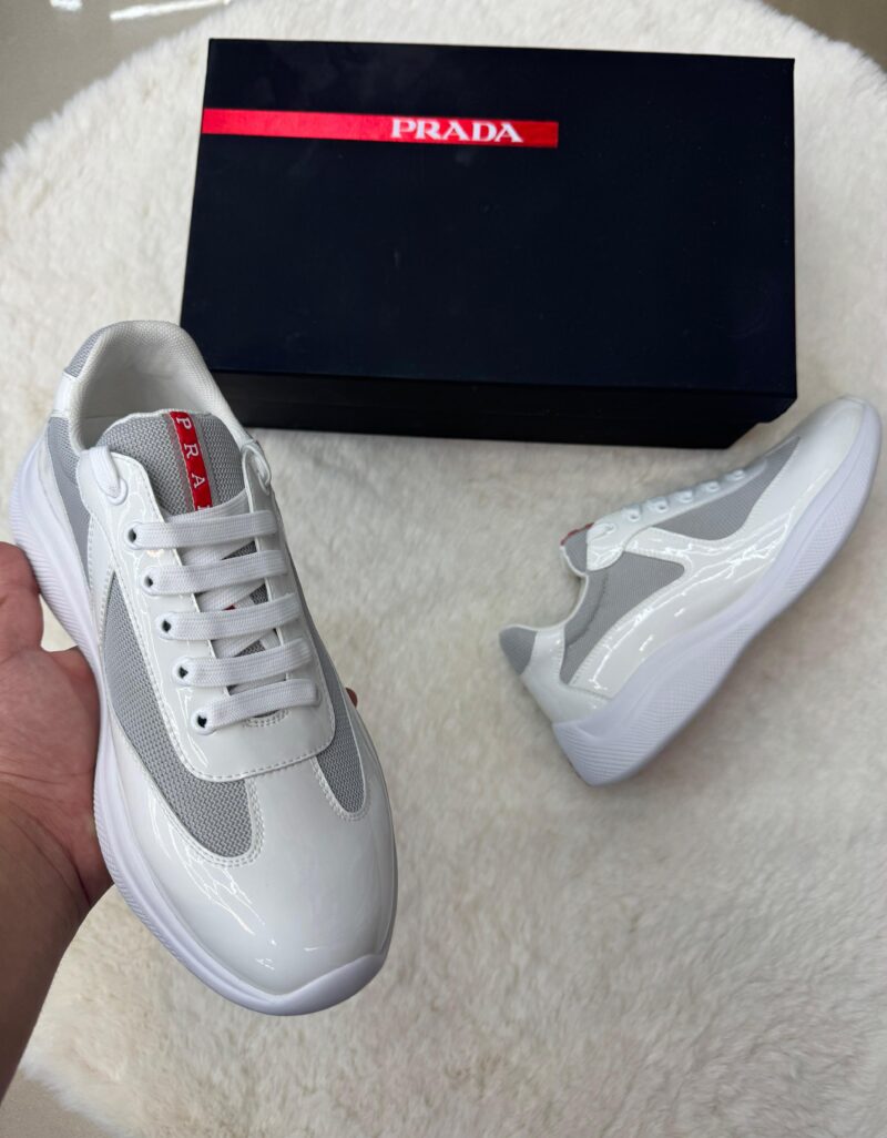 Prada Cups Glimmend Wit Sneakers - Afbeelding 3