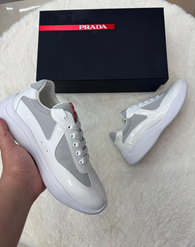 Prada Cups Glimmend Wit Sneakers - Afbeelding 2