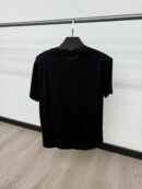Christian Dior Grey Logo Zwarte T-Shirt
