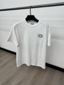 Christian Dior Grey Logo Witte T-Shirt