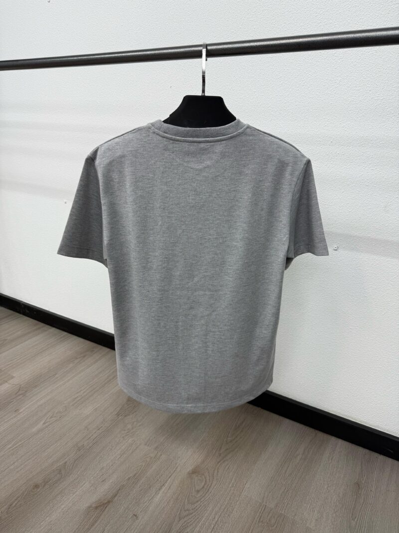 Christian Dior Grey Logo Grijze T-Shirt - Afbeelding 2
