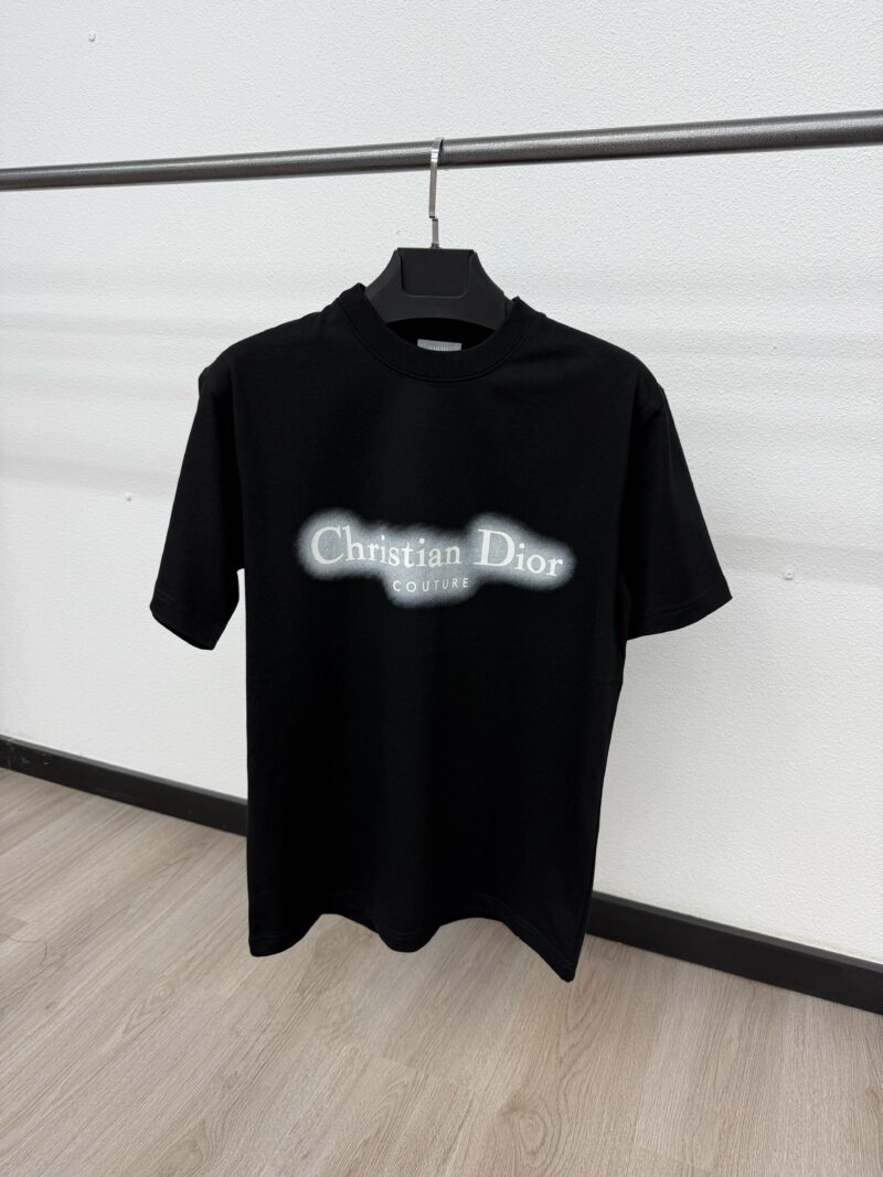 Christian Dior Mid Logo Black T-Shirt