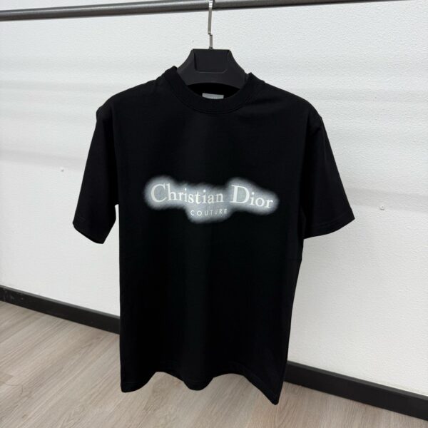 Christian Dior Mid Logo Black T-Shirt